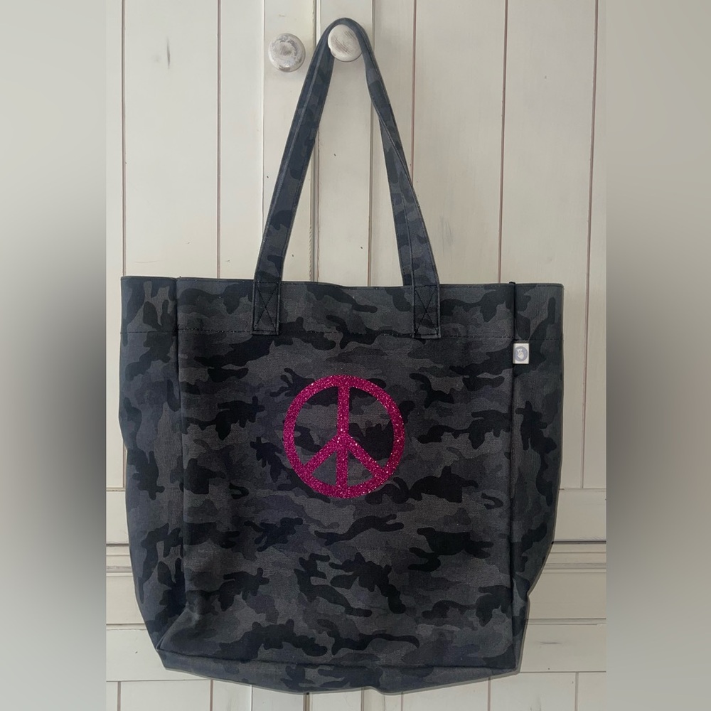 Koala Kanvas Camo Peace ☮️‎ Tote